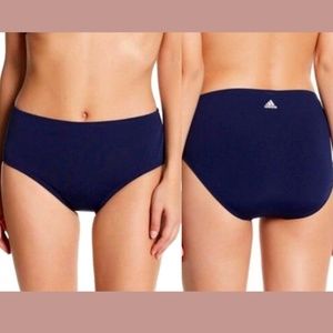 NEW‎ Adidas Mid Rise Bikini Bottom in Blue [SIZE 18 ]